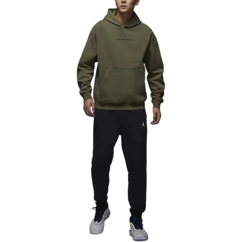 JORDAN Sport Hoop Fleece Men's Dri-FIT Pullover Hoodie-2