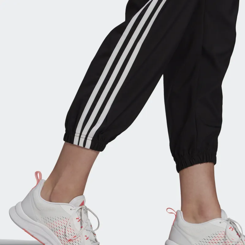 Adidas W 3s Wv E 78pt Knitted Sports Pants Women's Black-5