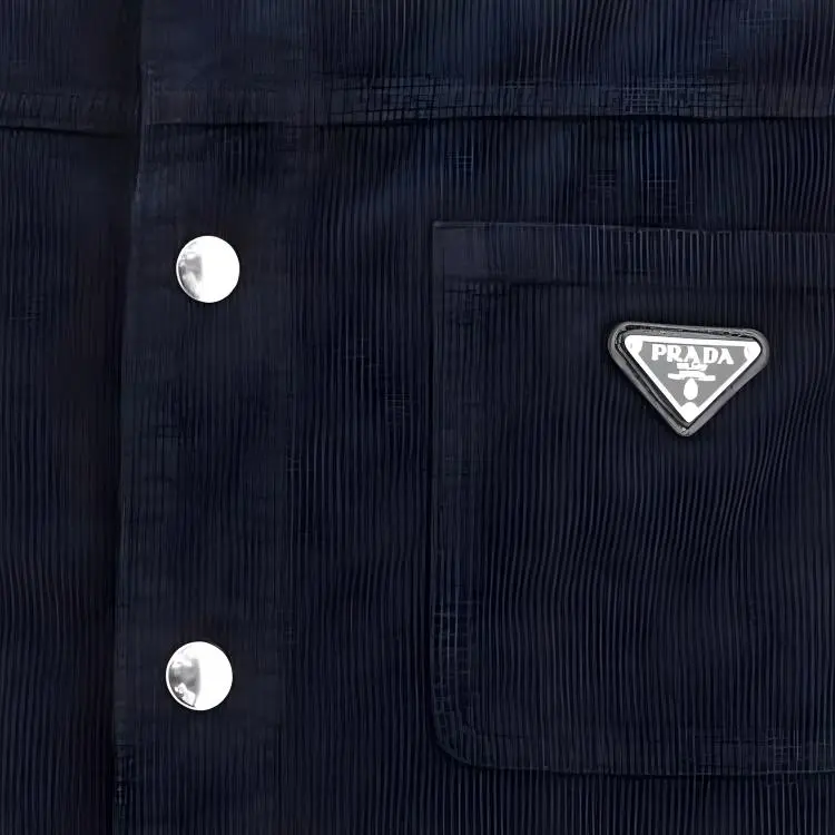 PRADA Shirts Men Blue-3
