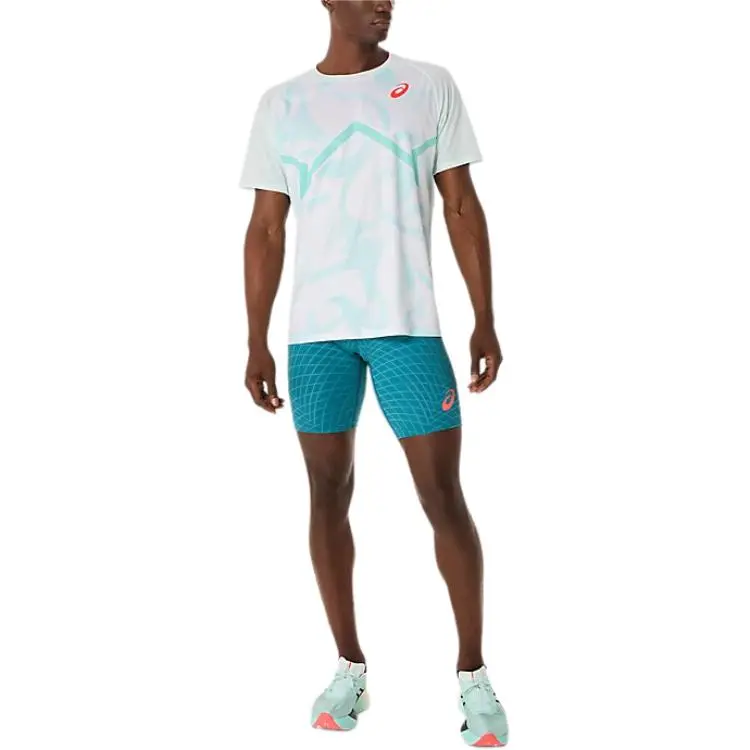 Asics SS25 T Shirt Men's Sea Blue-3