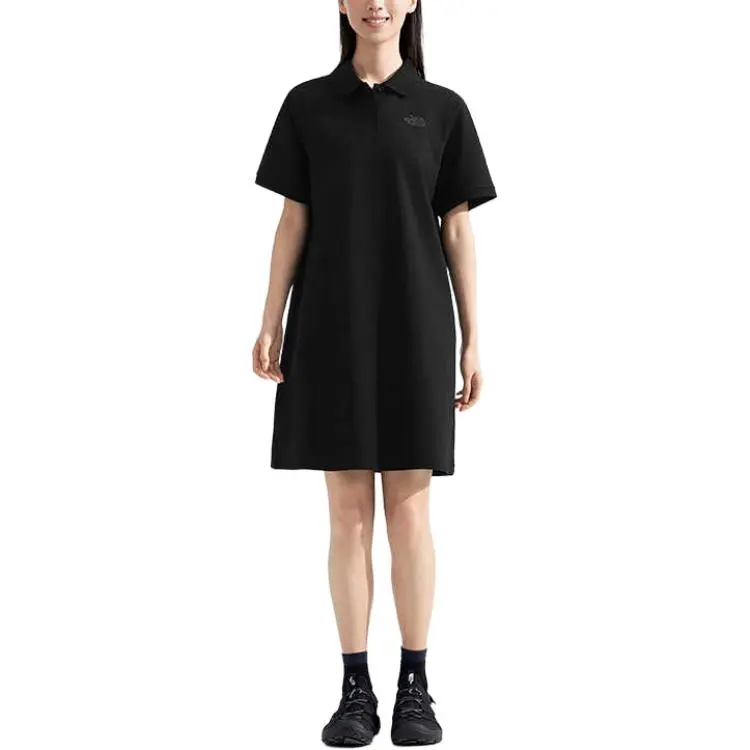 THE NORTH FACE City Outdoor Collection SS25 Short Sleeved Dress Women's JK3/Cosmic Black-1