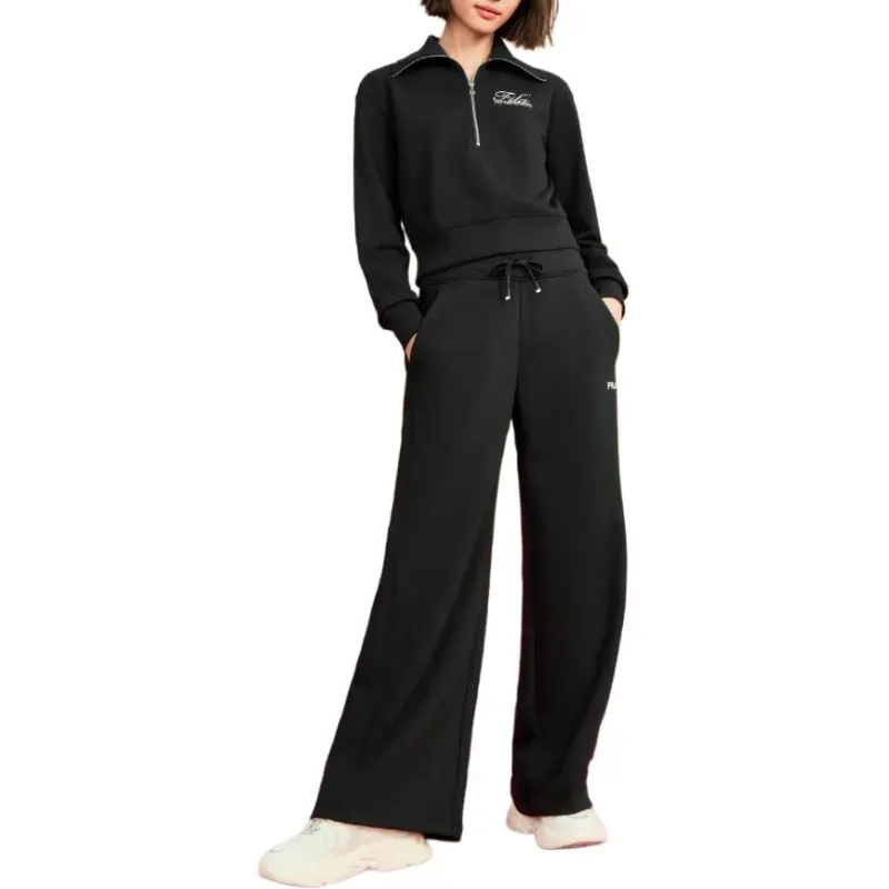 FILA ORIGINALE Casual Pants Women's Jet Black-3