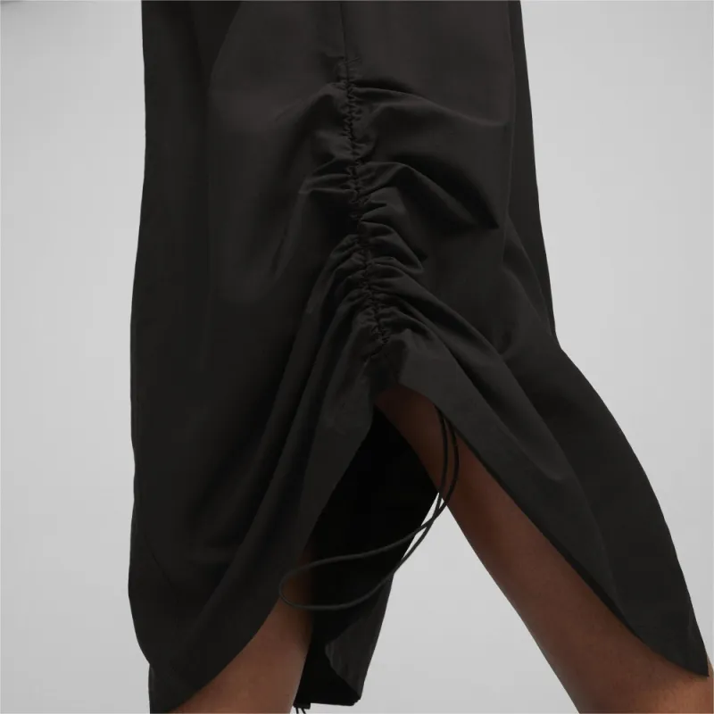 PUMA DARE TO MIDI WOVEN SKIRT Casual Long Skirts Women's Black-4