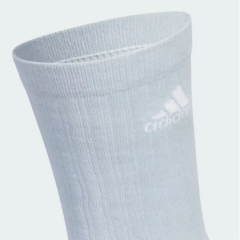 Adidas Mid Calf Socks Unisex 1 Pack Light Blue/White-2