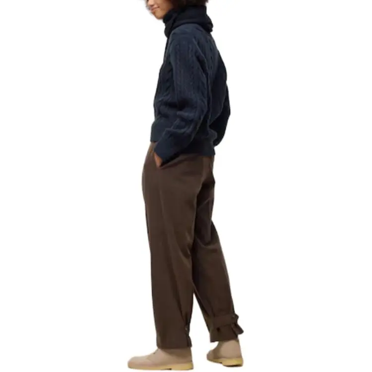 Jw Anderson X UNIQLO JWANDERSON Co brand Casual Pants Women's Chestnut-2