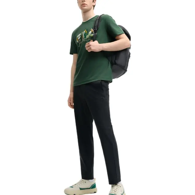 FILA T Shirt Unisex Turquoise Green GN-3