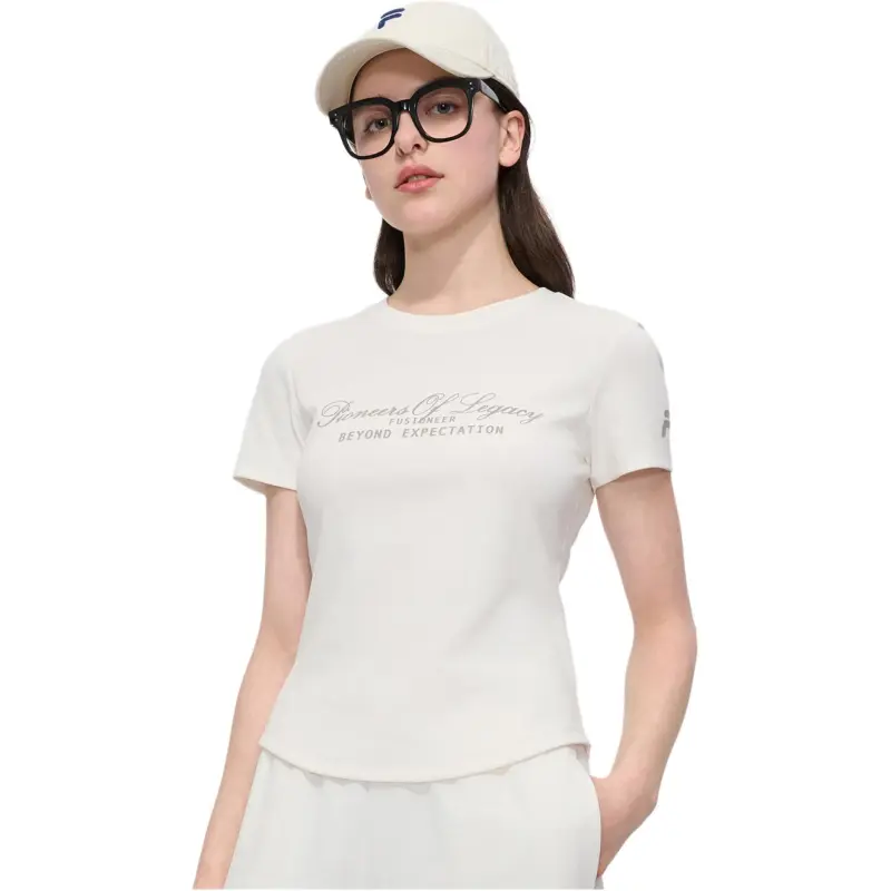 FILA FUSION FUSIONEERFUSION LIFE T Shirt Women's Cloud White WT-3