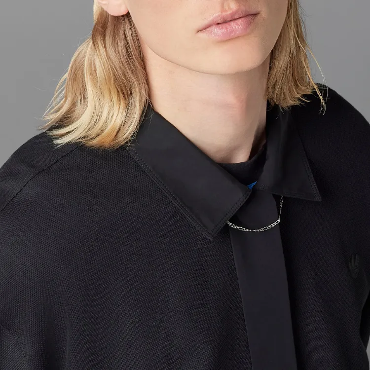 Adidas Originals Blue Version Collection Polo Shirt Men's Black-4