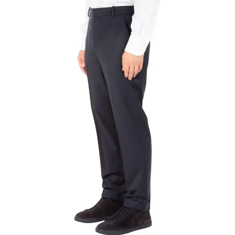 BALMAIN Mid Waisted Cropped Trousers-4