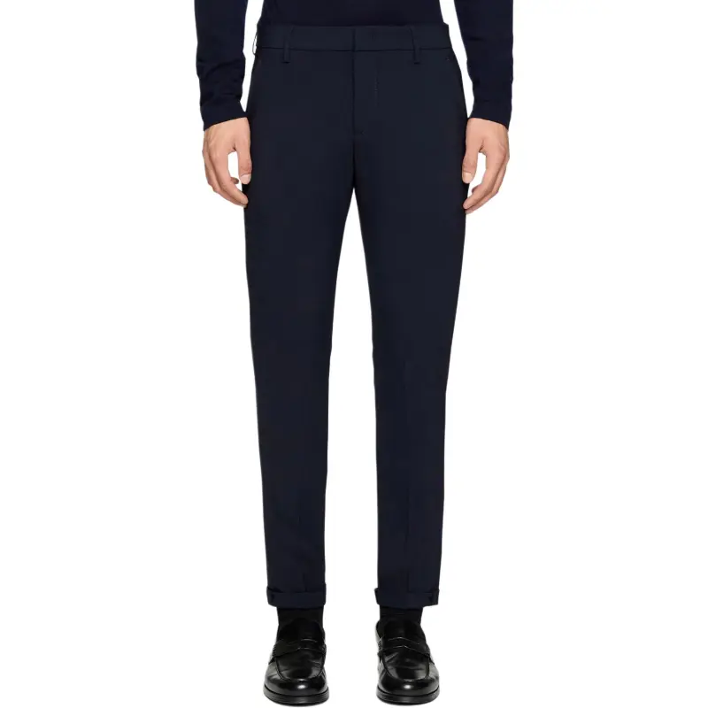 Dondup FW24 Casual Pants Men's Marine Blue-2