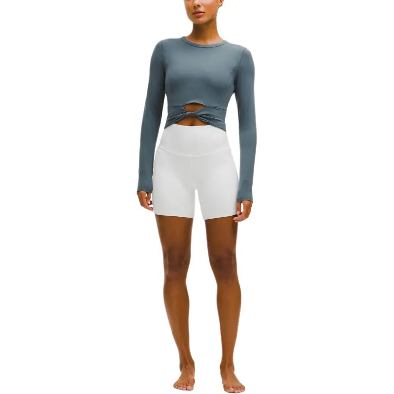 Lululemon Nulu™Cropped Collection Shirt Women's Black-8