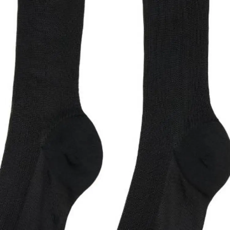 VERSACE Mid-Calf Socks Women's Black-4