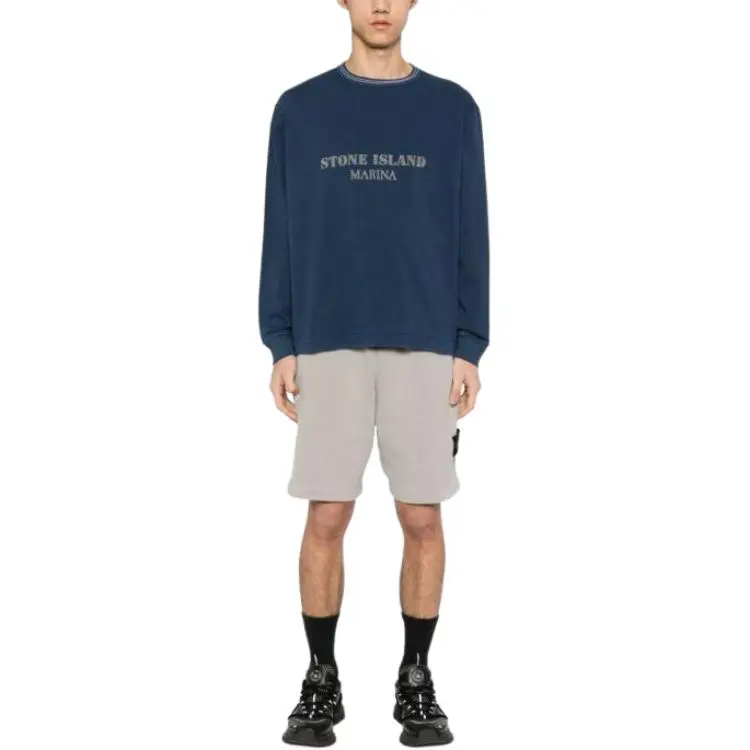 STONE ISLAND Sweatshirt Men Royal Blue-2