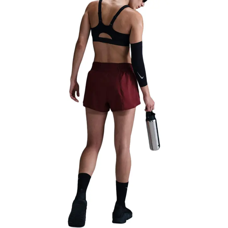 Nike One Women's Dri FIT Mid Rise 3' Brief Lined Shorts-1