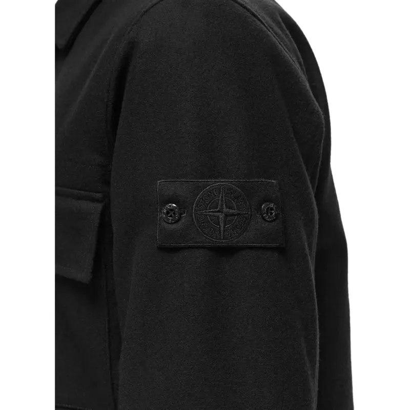 STONE ISLAND Ghost Piece Button Up Overshirt-4