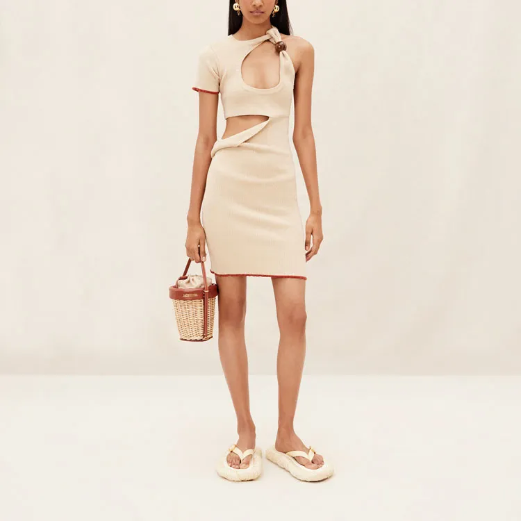 Jacquemus La Robe Brilho 'Ivory'-3