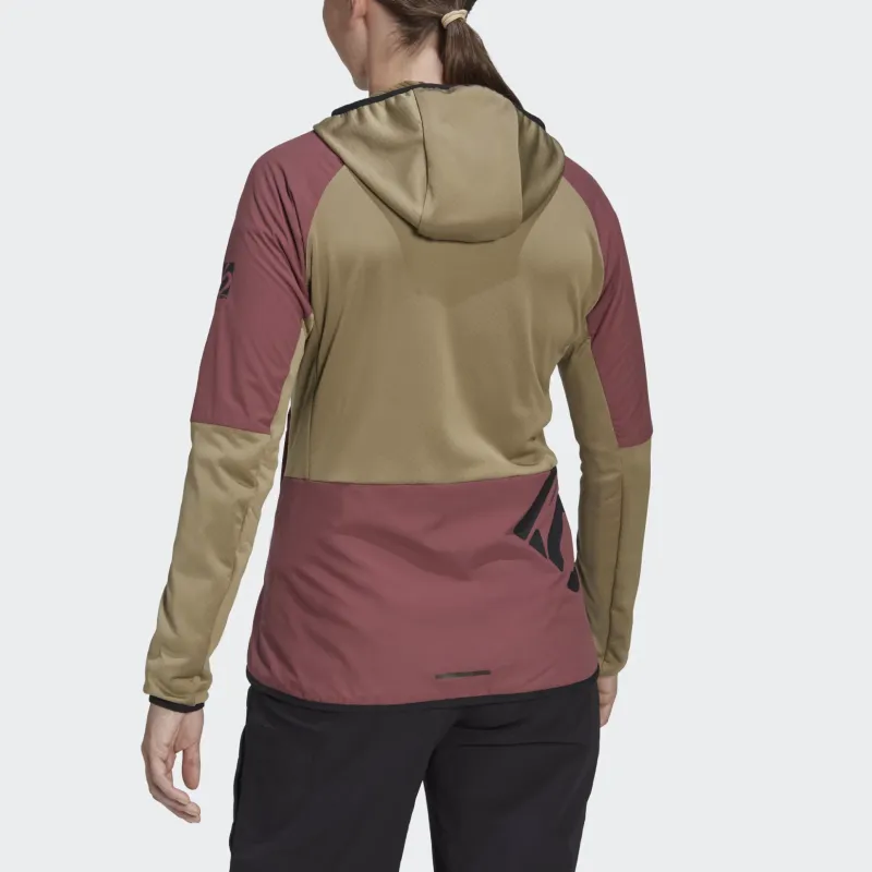Adidas Five Ten Flooce Wind Jacket Jackets Coats Women's Burgundy Red-2