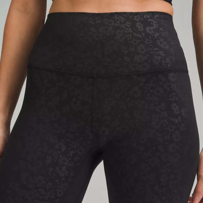 Lululemon Align™ Series Sports Pants 24' Women's Embossed Black-4
