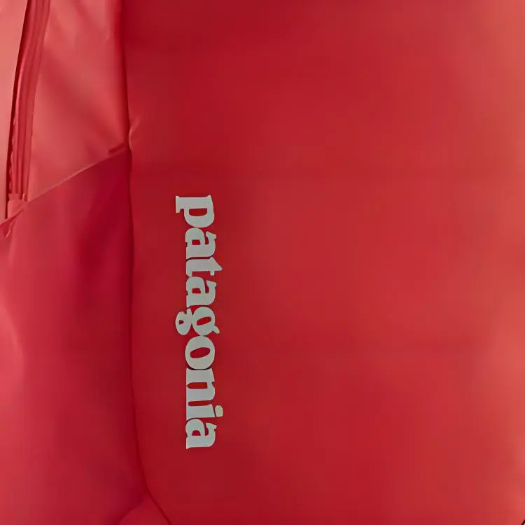 Patagonia Recycled Polyester Backpack Unisex Travel Red-4