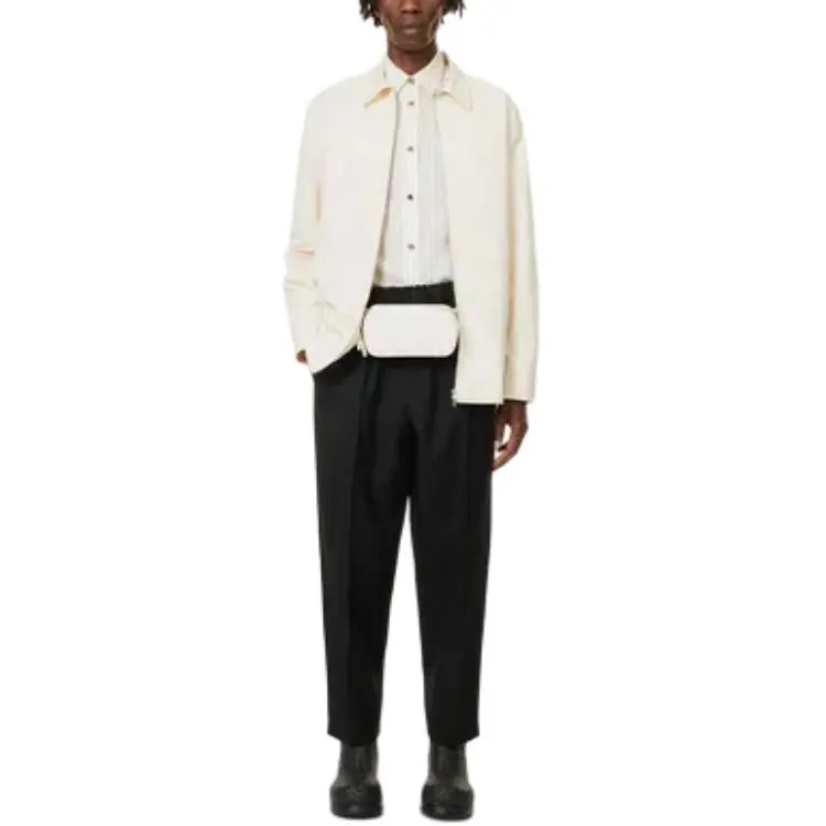 JIL SANDER Long Sleeved Zip Up Shirt-2