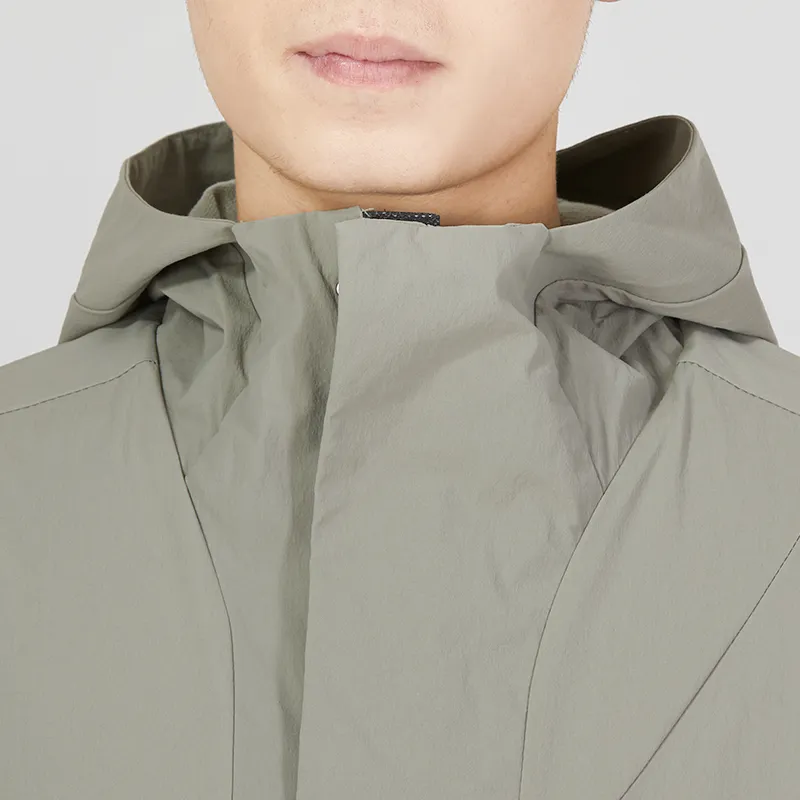 Adidas Jacket Men's Pebble Silver Gray-5