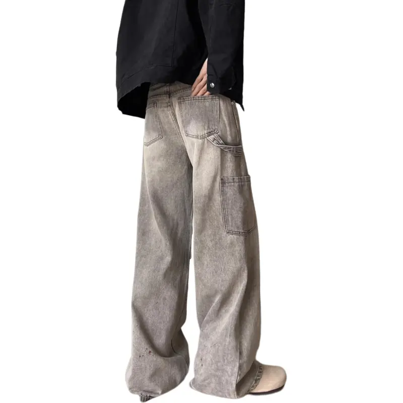 ORMY Jeans Unisex Gray-5
