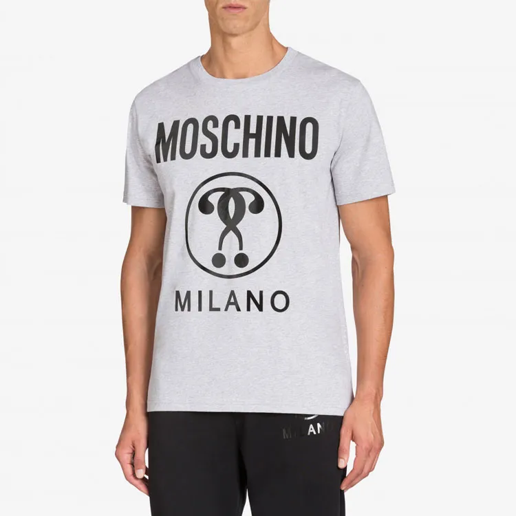 MOSCHINO Double Question Mark-print T-shirt-1