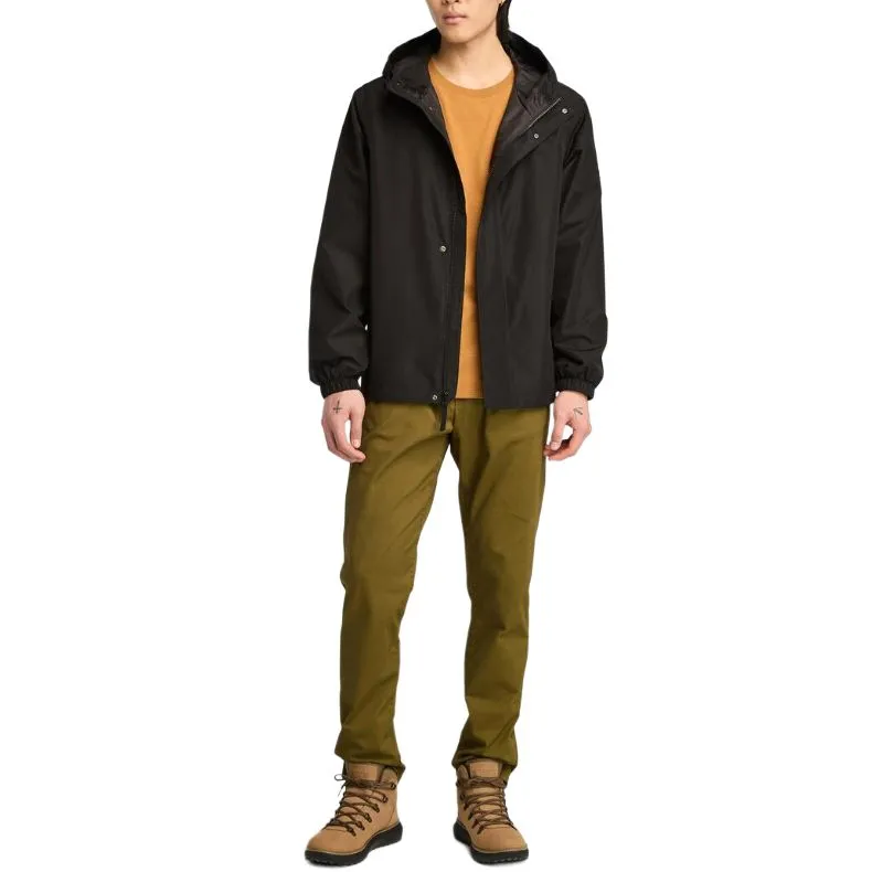 Timberland Water Resistant Windproof Wear Resistant Windbreaker Jacket Men's Black-4