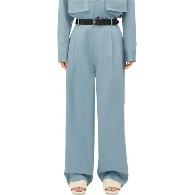 Bottega Veneta Casual Pants Men's Steel Blue-4