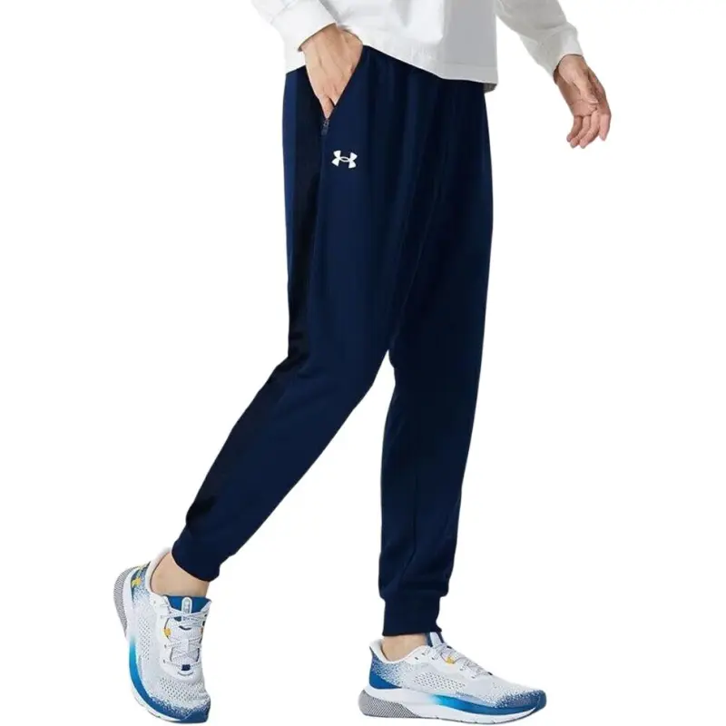 Under Armour Knitted Sports Pants Men's Collegiate Blue Includes Necklace-2