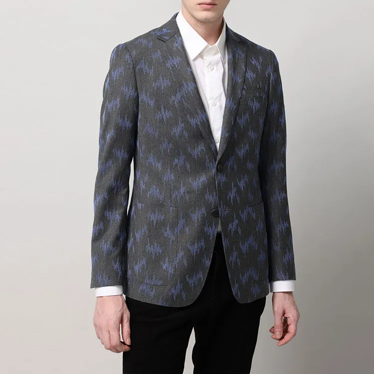 RARE Business Suit Men's Gray Blue-3