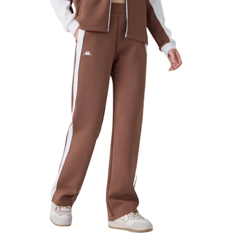 Kappa Knitted Sports Pants Women's Brown-3