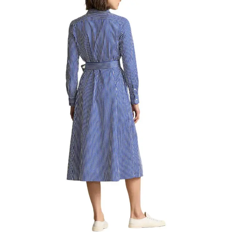 Polo Ralph Lauren Striped Belted Shirt Dress-4