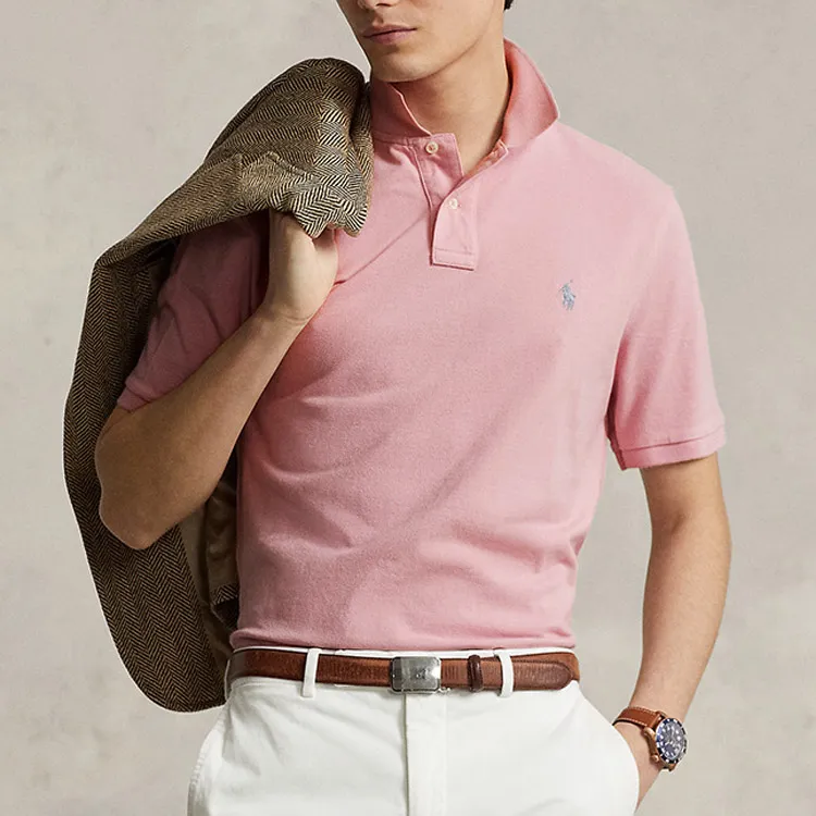 Polo Ralph Lauren FW23 Polo Shirt Men's Pink-2