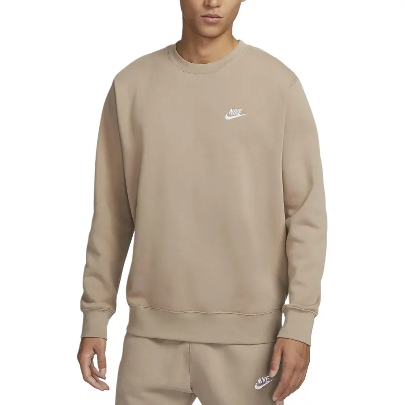 Nike Casual Sportswear Men Clothing Set Brown Top+Black Pants-1
