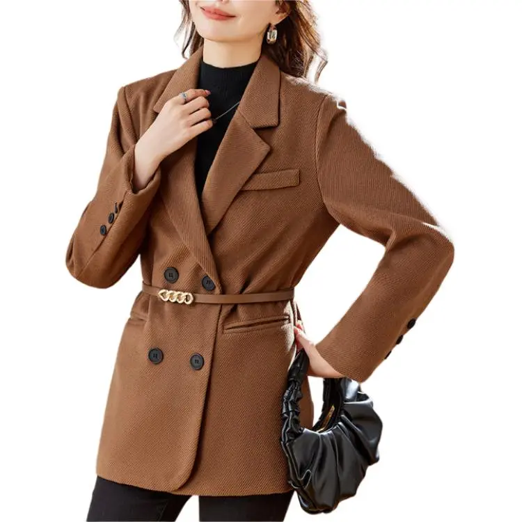 TERRE BLEUE Puffer Jacket Women's Coffee-1