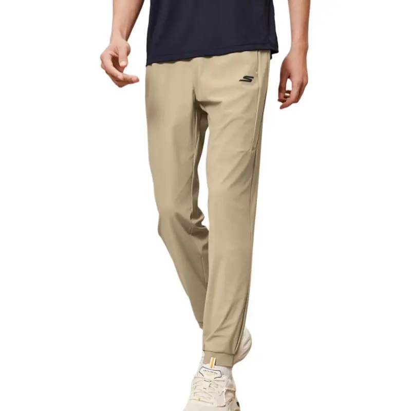 Skechers Sports Lifestyle Collection GODRI Knitted Sweatpants Men's Chestnut Gold-1