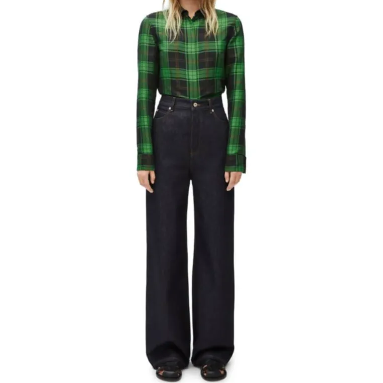 LOEWE Plaid check Button up Shirt-2