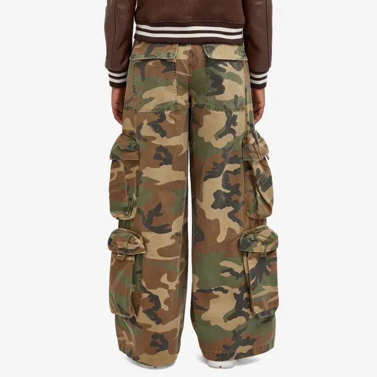 AMIRI Camo Baggy Cargo 'Green Camo'-5