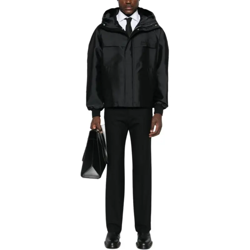 Alexander McQueen Logo Embroidered Jacket-2