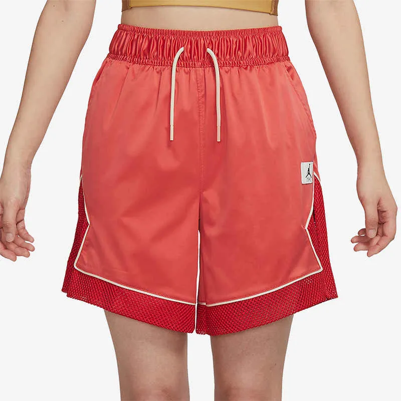 Jordan Casual Shorts Women's Red-2