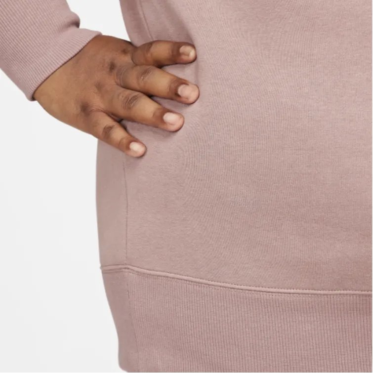 Nike Sweatshirt Women's Smokey Mauve/Black-2