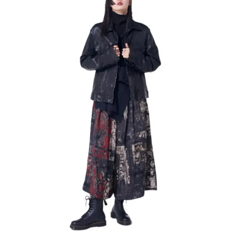 Yohji Yamamoto S'YTE FW24 Leather Jacket Unisex Black-8