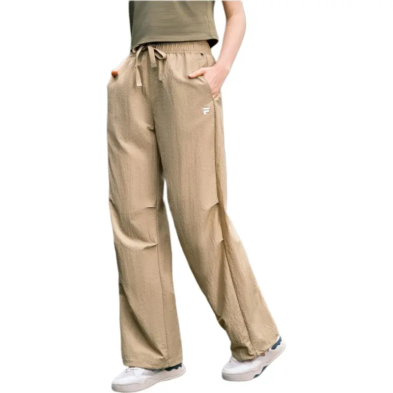 FILA FUSION SS25 Casual Pants Women's Sand Millet Brown BG-2