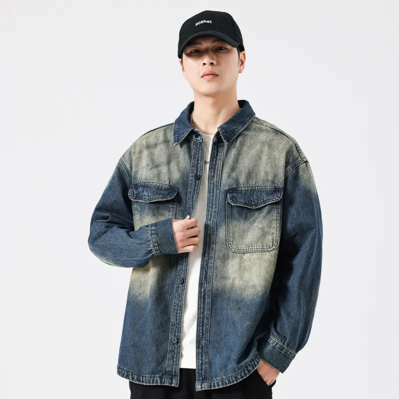 VALKOMM Denim Jacket Unisex Peacock Blue-1
