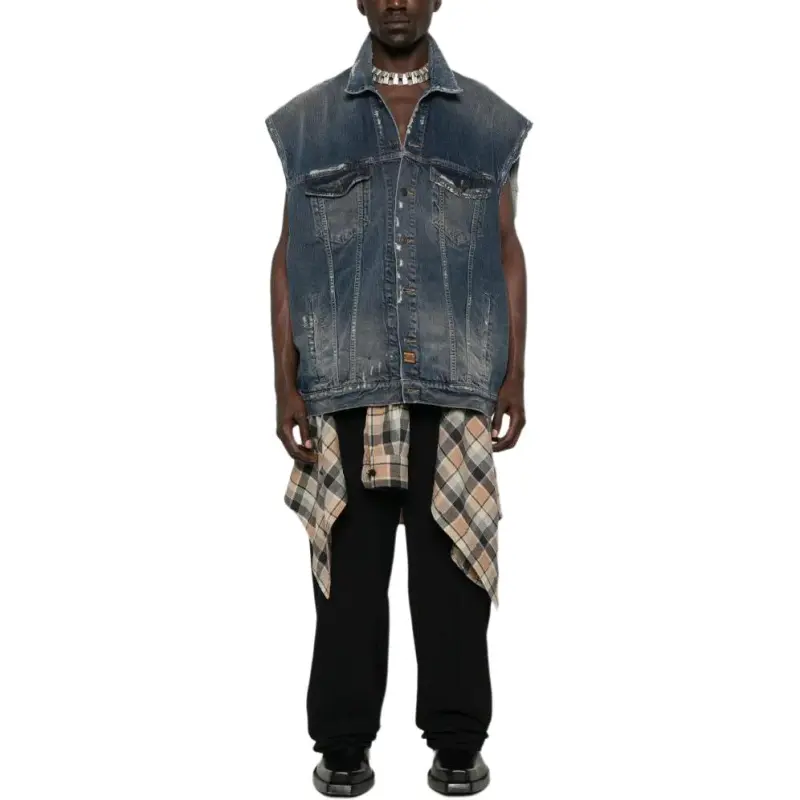 Balenciaga Denim Gilet-3