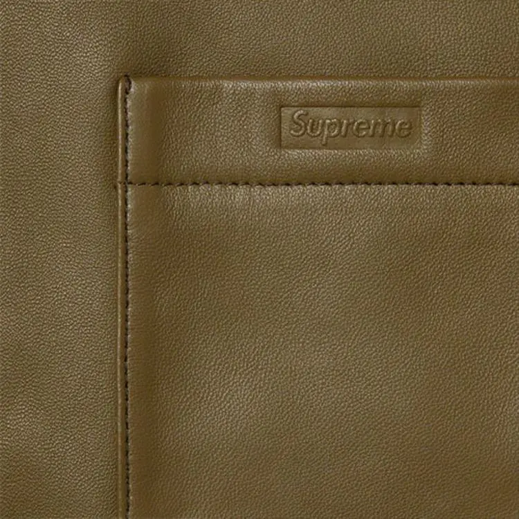 Supreme Leather Shirt-5