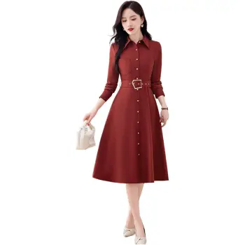 Fele.d Long Sleeved Dress Women's