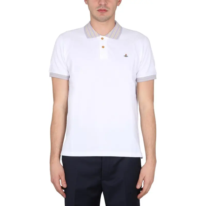 Vivienne Westwood Polo Shirts Men White-2