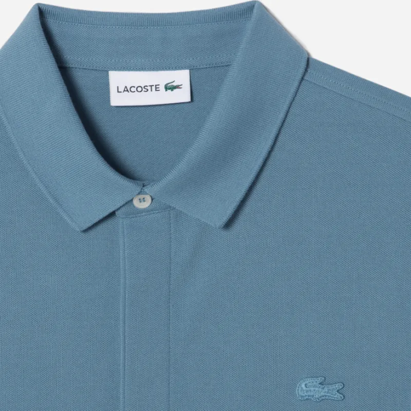 LACOSTE Polo Shirt Men's Steel Blue-4